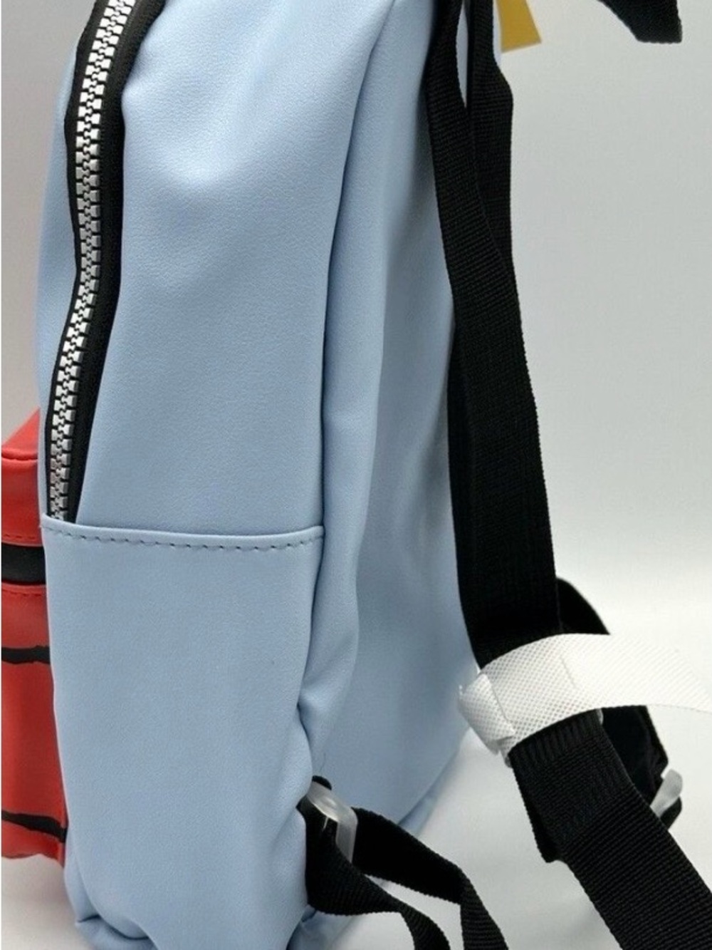 Peanuts Sleeping Snoopy Doghouse Faux Leather Mini Backpack Purse Diaper Bag NWT - Picture 5 of 10